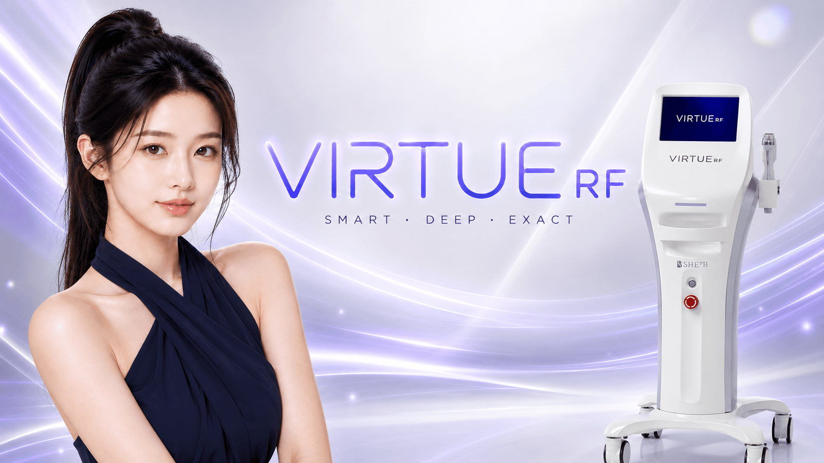 /images/06-skincare/virtue-rf.png 버츄 RF — SMART · DEEP · EXACT